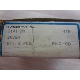 Reliance Electric RE41MX Carbon Motor Brushes 3141-MX (Pack of 8)