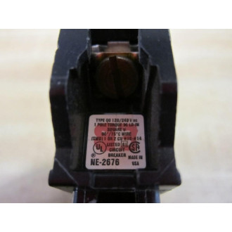 Square D NE-2676 1 Pole Circuit Breaker TYPE QO - New No Box