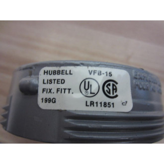 Hubbell VFB-15 Fixture Cap With Receptacle .