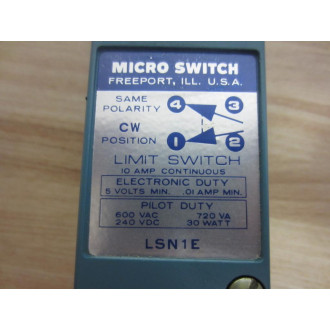 Micro Switch LSN1E Honeywell Limit Switch
