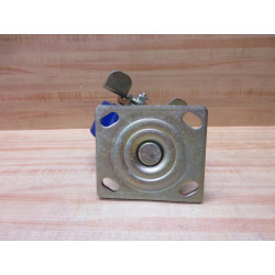 Generic 4X2 Caster Wheel Blue, Swivel WBrake - New No Box