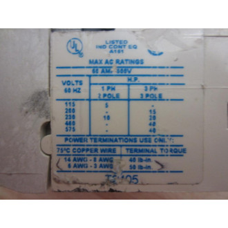 Cutler Hammer CE15JN3 Contactor - Used