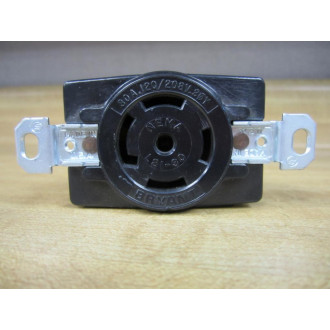 Bryant 72130 FR Locking Receptacle 30A 120208V - New No Box