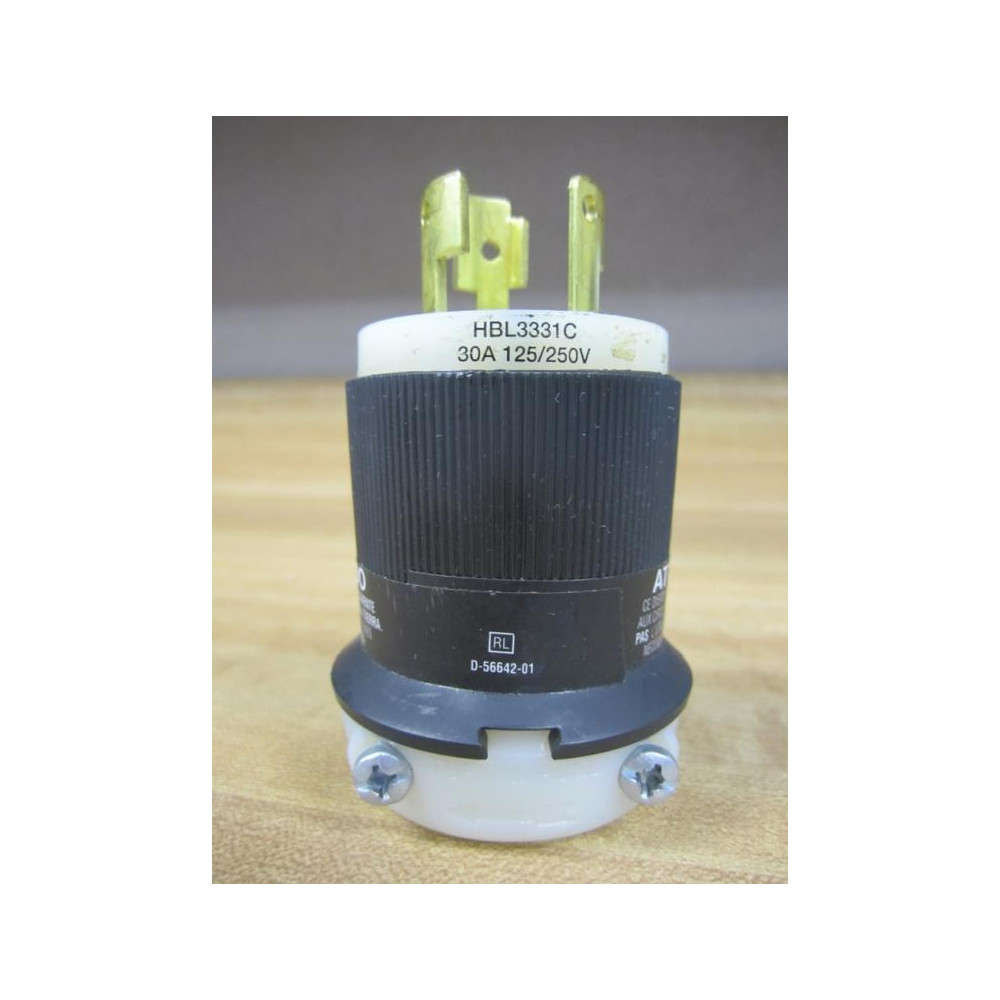 Hubbell HBL 3331C Twist-Lock Plug - New No Box
