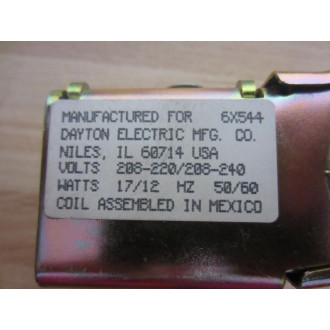 Dayton 6X544 Solenoid Coil