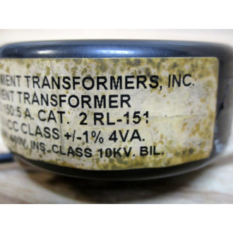 Instrument Transformers 2 RL-151 Current Transformer 2RL151 - Used