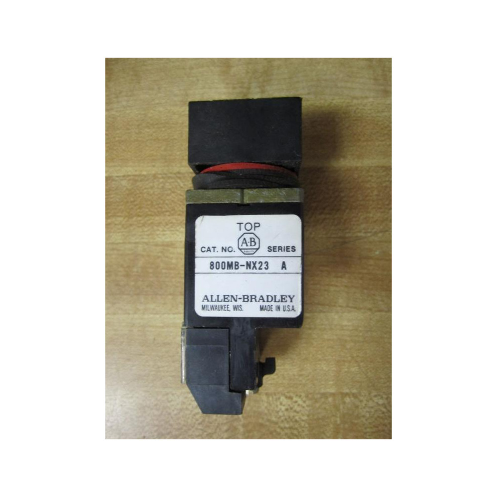 Allen Bradley 800MB-NX23 Selector Switch WO Knob - Used