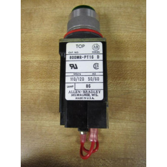 Allen Bradley 800MR-PT16 Pilot Light 800MR-PT16G - New No Box