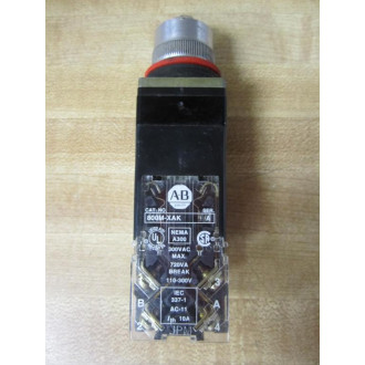 Allen Bradley 800MR-FXTQ24XS Push Button 800MRFXTQ24XS WO Button - Used