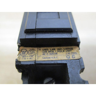 Westinghouse LM 7999 Circuit Breaker - Used