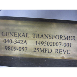 General 149502007-001 Transformer - Used