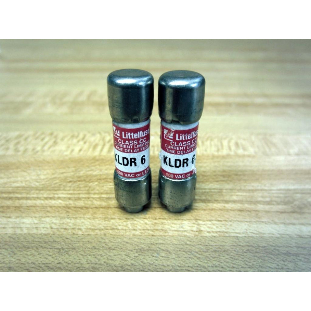 Littelfuse KLDR6 Fuse KLDR006 Cross Ref 486M29 (Pack of 2) - Used