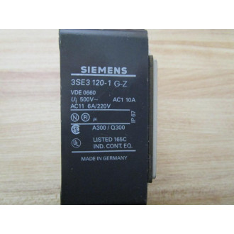 Siemens 3SE3 120-1 G-Z Limit Switch 3SE31201GZ Furnas - Used