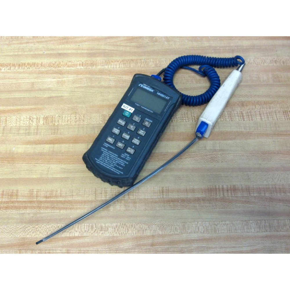 Omega HH501AT Digital Thermometer WProbe - Used Omega HH501AT Digital Thermometer WProbe - Used