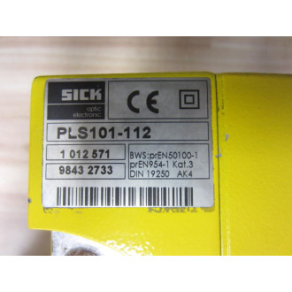 Sick PLS101-112 Photoelectric Laser Scanner - Used
