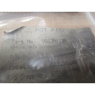 Loudon Machinery VG13A119A Main Gripper Spring - New No Box