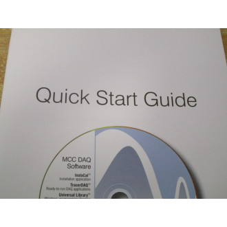 MCC DAQ Software 194335A-01 Quick Start Guide