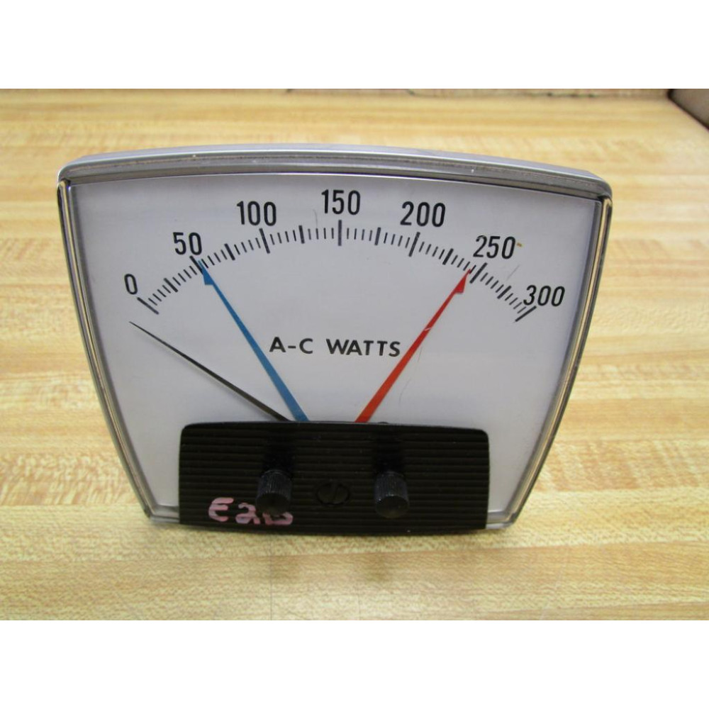 General Electric V430-FAXX-00 A-C Watts Meter 1954 0-300 - Used