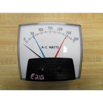 General Electric V430-FAXX-00 A-C Watts Meter 1954 0-300 - Used