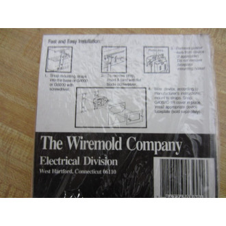 Wiremold G4007C-1 Cover Plate (Pack of 6)