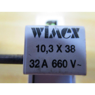 Wimex 10,3 X 38 Fuse Block 10.3X38 103X38 - Used