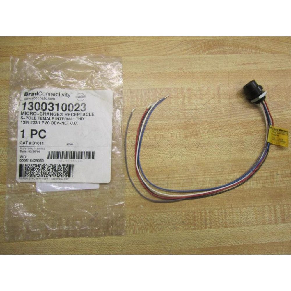 Brad Connectivity 1300310023 Micro-Change Receptacle