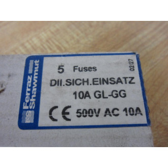 Ferraz  Shawmut Lindner 597.0107 Fuse K200707E (Pack of 5)