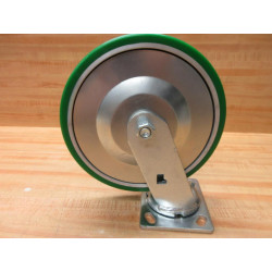 Generic 8X2 Caster Wheel Green, Swivel Plate - New No Box