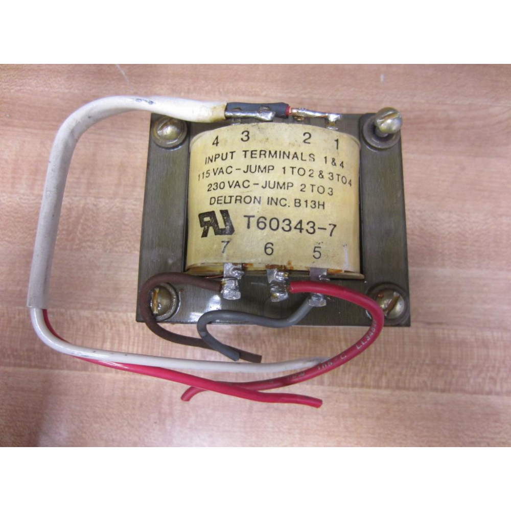 Deltron T60343-7 Transformer - Used