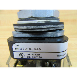 Allen Bradley 800T-FXJ6A5 Push Button 800TFXJ6A5 - Used