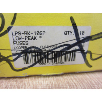 Buss LPS-RK-10SP Bussmann Fuse Cross Ref 4XF69 (Pack of 10)