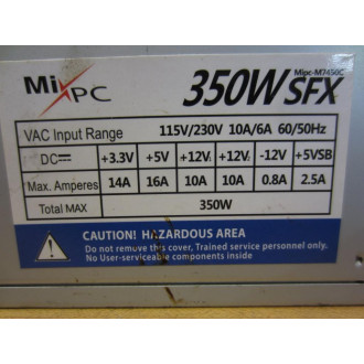 Mi PC 350W SFX Power Supply Mipc-M7450C - Used
