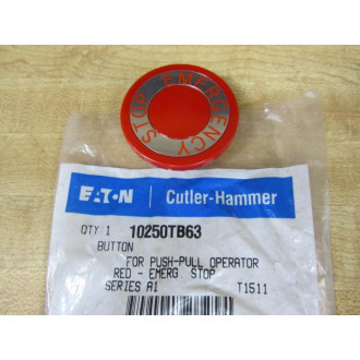 Cutler Hammer 1250TB63 Eaton Emergency Button Gasket Included