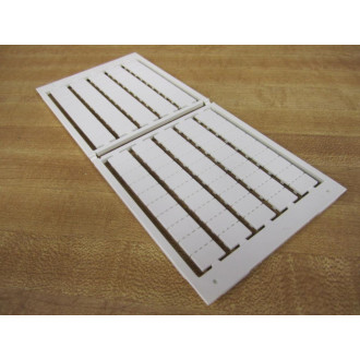 Allen Bradley 1492-SM8X12 Terminal Marker Blanks 1492SM8X12 Series B (Pack of 4)