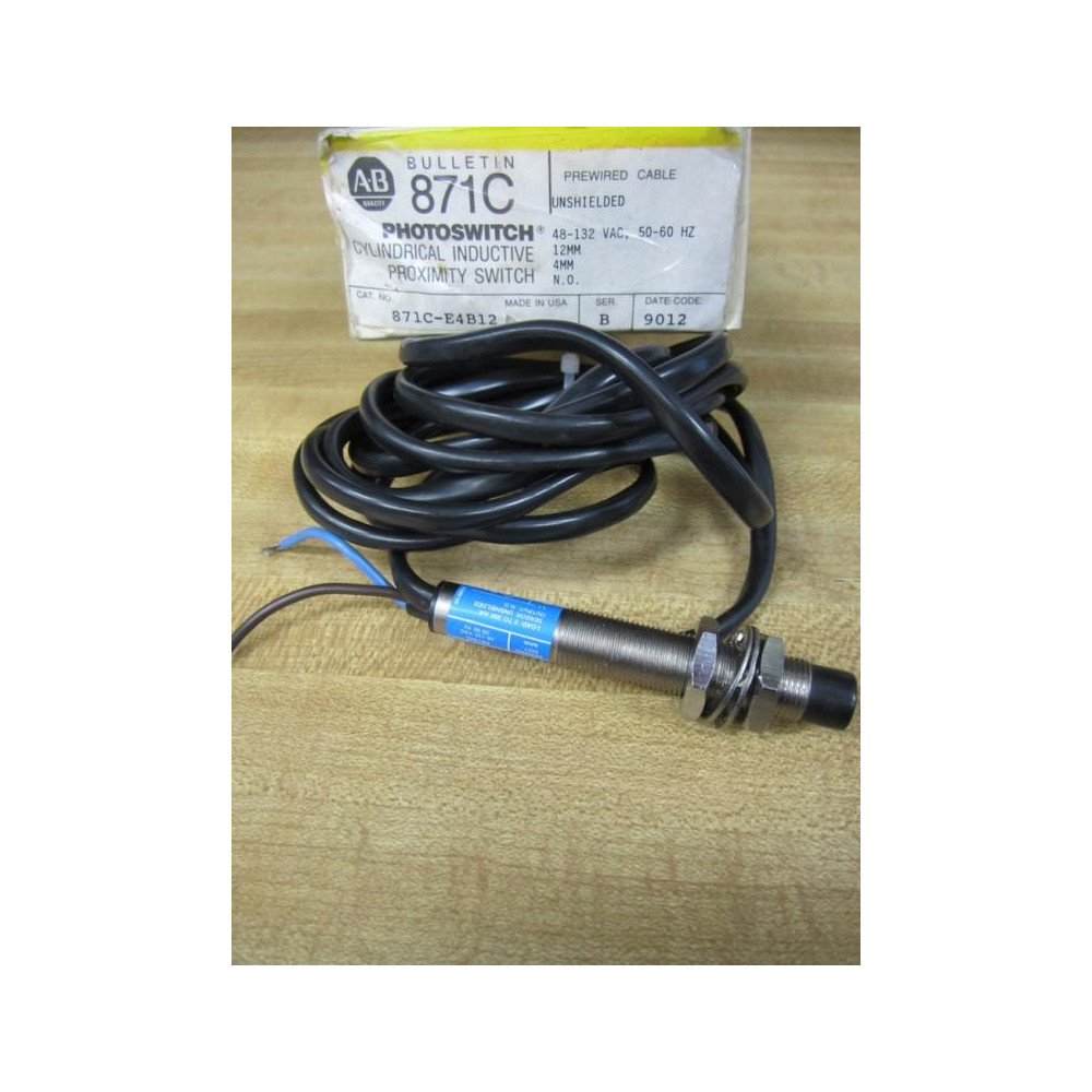 Allen Bradley 871C-E4B12 Proximity Switch 871CE4B12