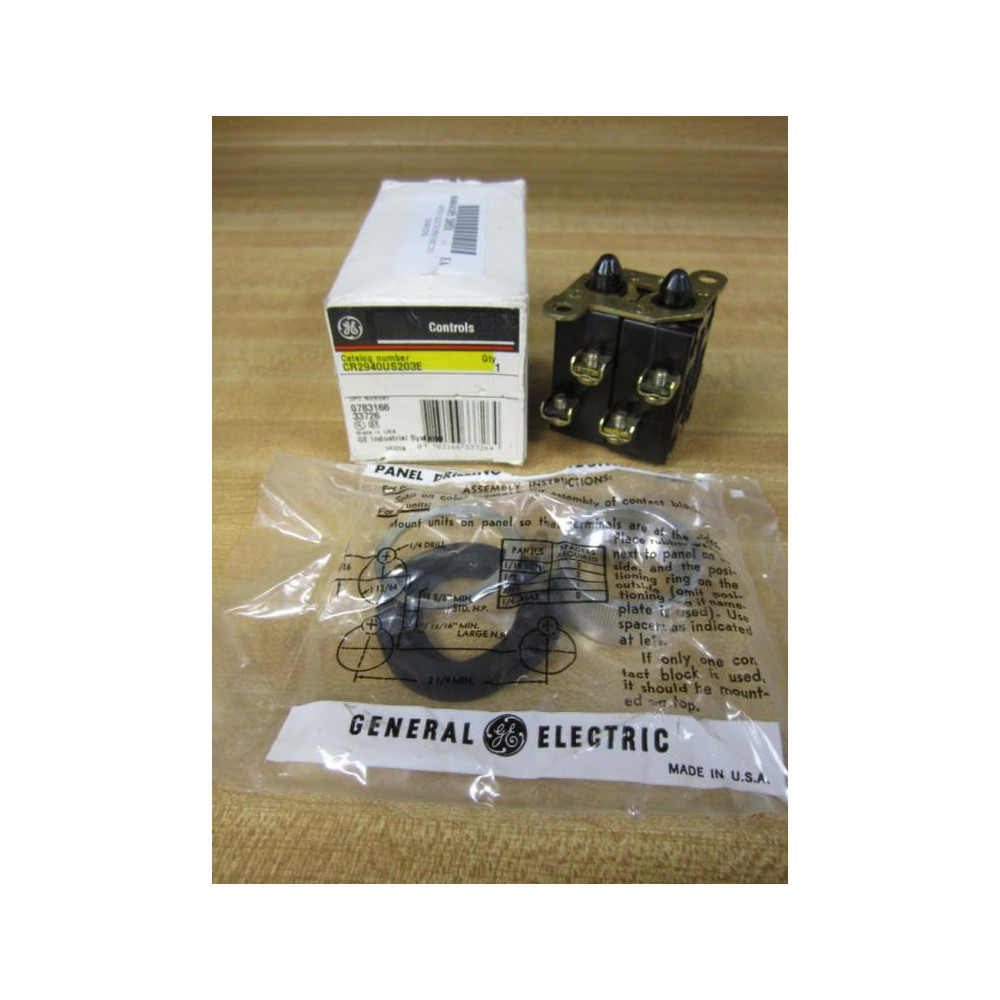 General Electric CR2940US203E Selector Switch