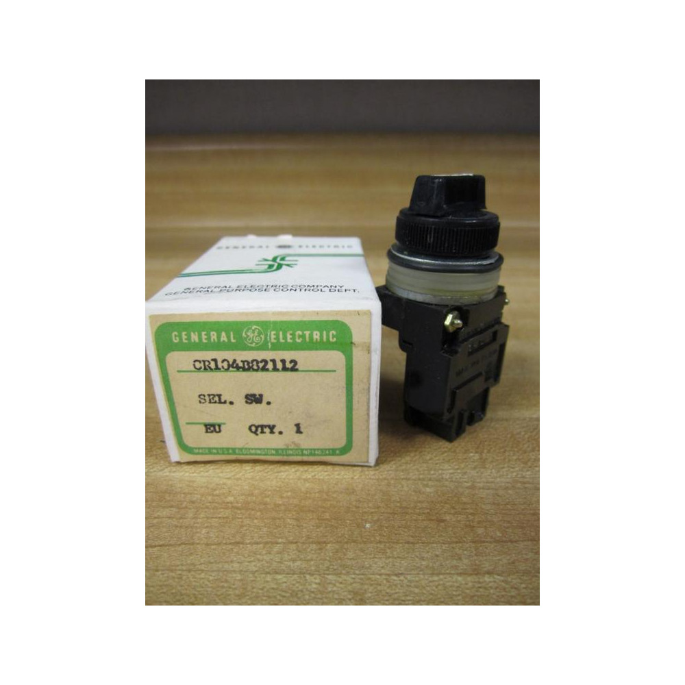General Electric CR104B82112 Selector Switch CR104G