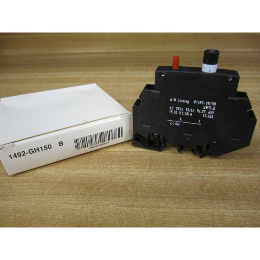 Allen Bradley 1492-GH150 Circuit Breaker 1492GH150 15A