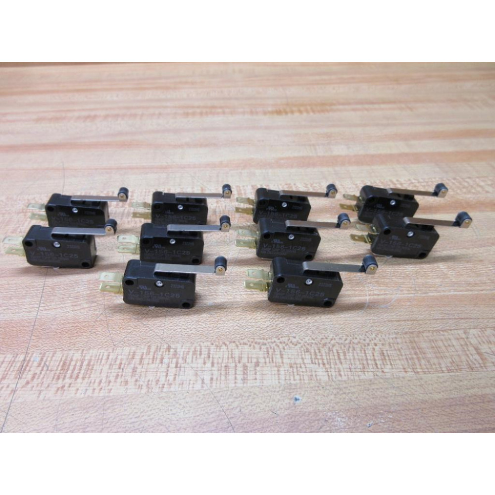 Omron V-156-1C25 Basic Switch V1561C25 (Pack of 10) - New No Box