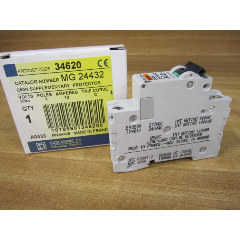 Square D MG24432 Square D Breaker 10A 24432 Schneider