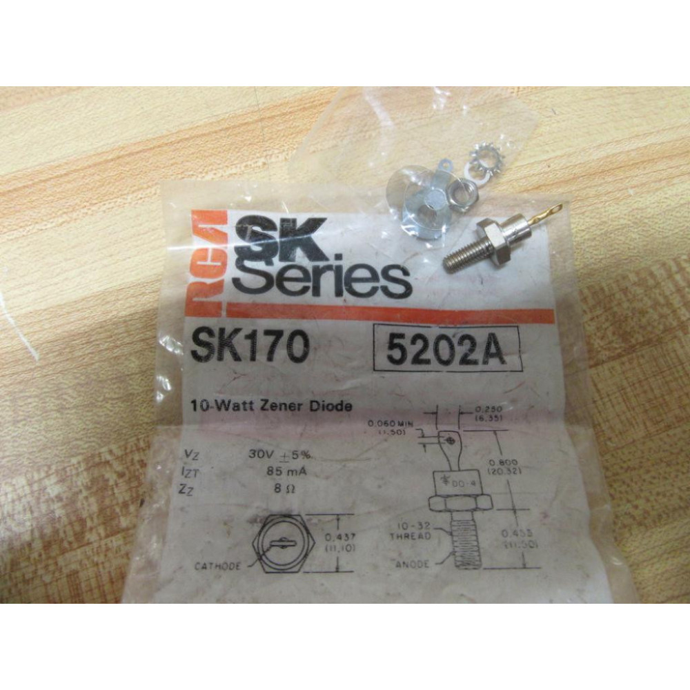 RCA SK170 10-Watt Zener Diode 5202A