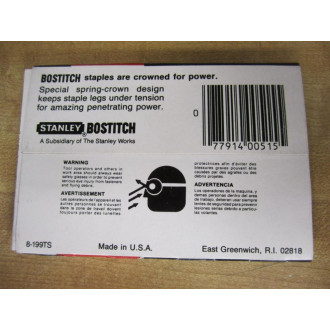 Bostitch HB 798-2-5643-2 Stapling Tacker STCR5019 38-1000ct (Pack of 1000)
