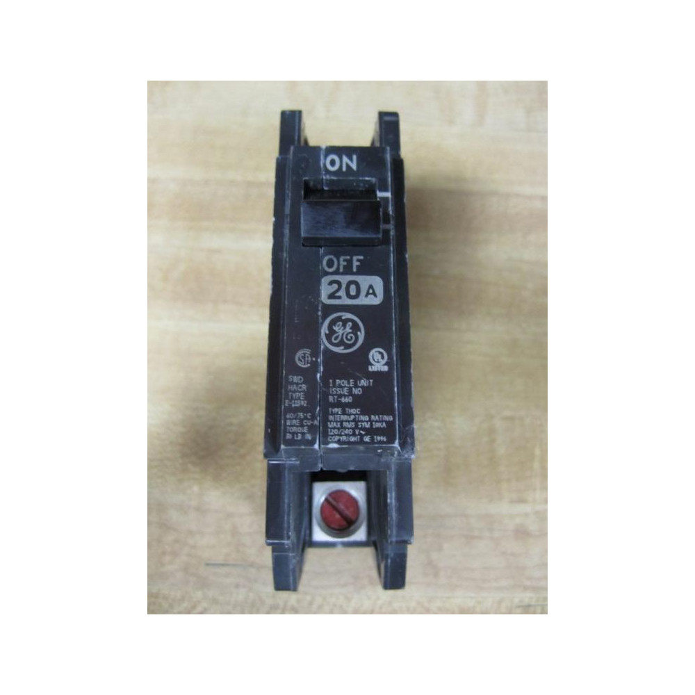 General Electric RT-660 Circuit Breaker E-11592 SWD HACR Type 20A - New No Box