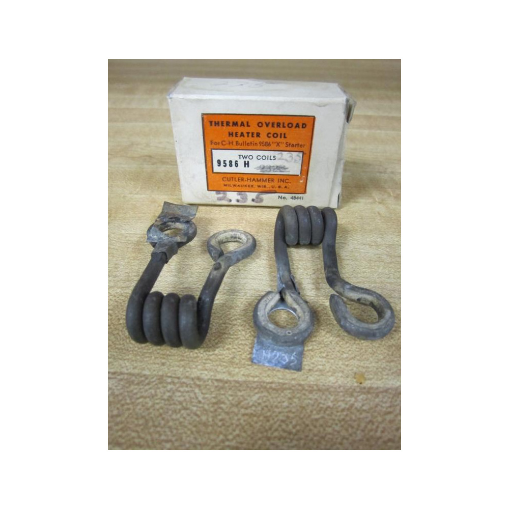 Cutler Hammer 9586H-235 Eaton Thermal  Overload Heater Coil 9586H235 (Pack of 2)