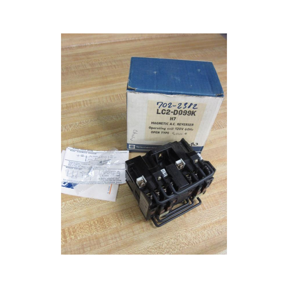 Telemecanique LC2-D099K Magnetic A.C. Reverser LC2-D099H7