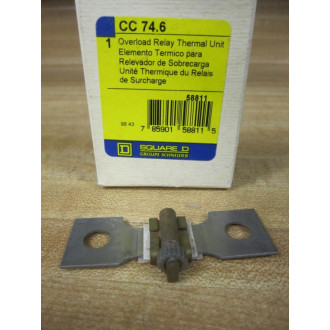 Square D CC74.6 Overload Relay heater CC746