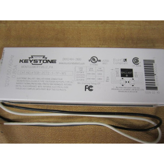 Keystone KTEB-2C72-1-TP-WS 2 Lamp Circline Ballast KTEB2C721TPWS - New No Box