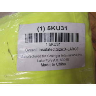 Condor 5KU31 Overall Protective Clothing X-Large Waist: 44-46