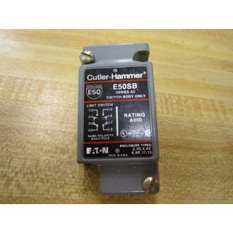 Cutler Hammer E50SB Eaton Limit Switch Body Ser A2 - Used