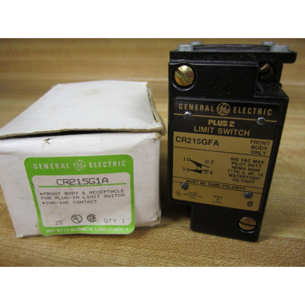 General Electric CR215G1A Limit Switch CR215GFA